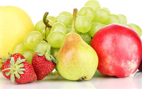 Wallpaper Apples Pears Grapes Hd Widescreen High Definition