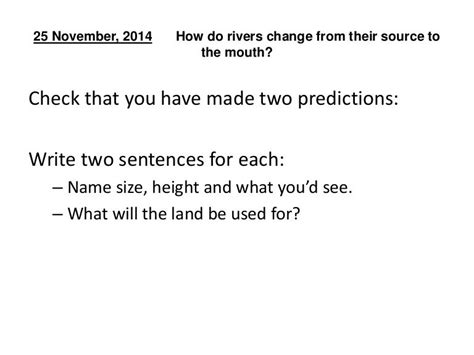 Lesson 13a He River From Source To Mouth