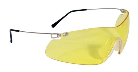 Radians Cp5740cs Clay Pro Shooting Glasses Amber Lens W Silver Frame Us Patriot Armory
