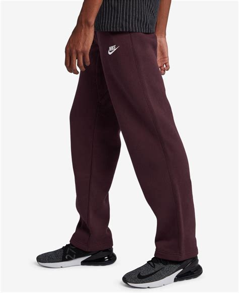 Nike Fleece Open Hem Sweatpants For Men Lyst