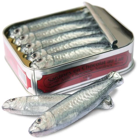 Michel Cluizel Tin Of Milk Chocolate Sardines Online Uk