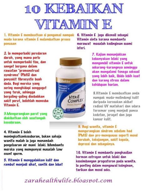 Fungsi Vitamin E Untuk Kesuburan Mari Hidup Sehat