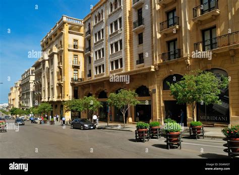 Buildings In The Historic Center Of Beirut Beyrouth Lebanon Middle