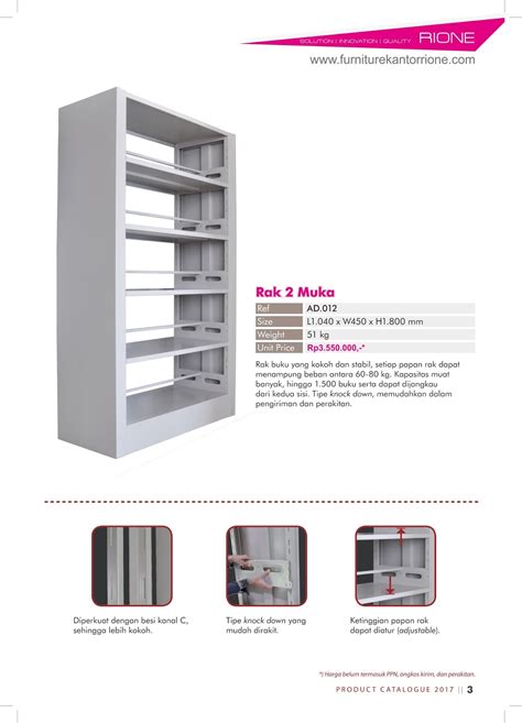 Peta tersebut akan menampilkan cara menuju berbagai area di perpustakaan tersebut, dengan meja utama sebagai titik acuan. Rak Buku Perpustakaan 1-2 Muka RIONE, Lemari Arsip Geser ...