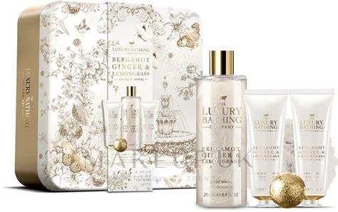 Grace Cole The Luxury Bathing Bergamot Ginger And Lemongrass Set Set 5 Products Makeupuk