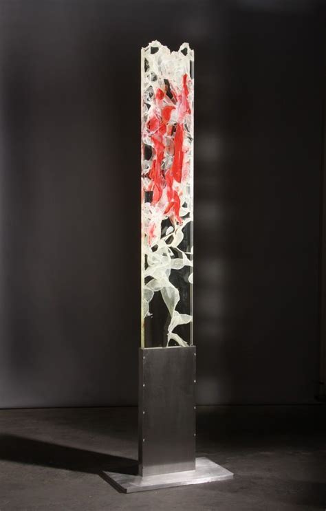 Cast Glass Sculpture Light Markers — David Ruth Glass