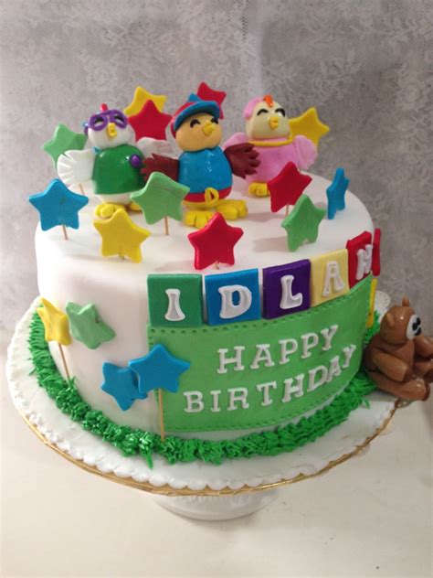Sinopsis dunia teko ada banyak makanan. ninie cakes house: Didi and Friends Fondant Cake