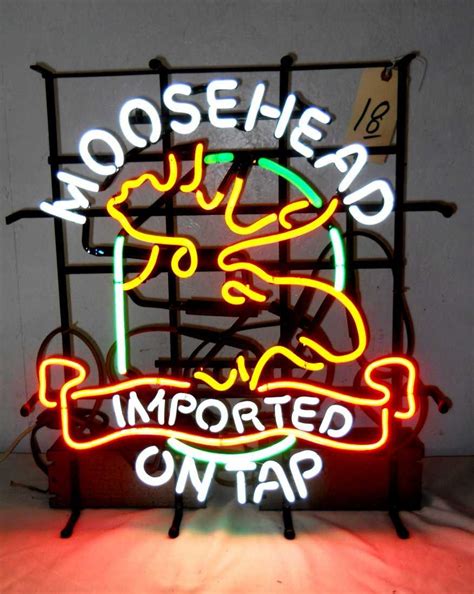 Moosehead Beer Neon Sign
