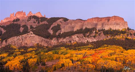 The Castles Autumn Alpenglow 2019 Crested Butte Colorado