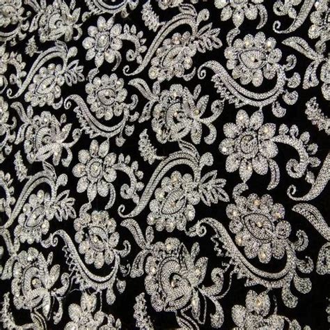 Embroidered Velvet Fabric At Rs 650meter In Surat Id 4994805688