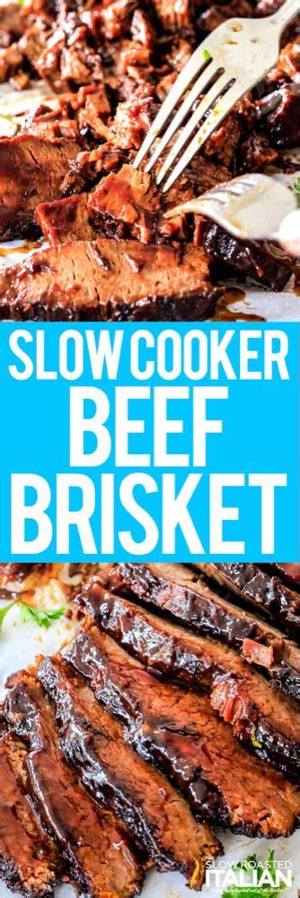But when the weather is cold—as it currently is throughout much of the us—most of us don't venture outside to tend a smoker or grill. Slow Cooker Beef Brisket (With NEW VIDEO) | Beef brisket ...