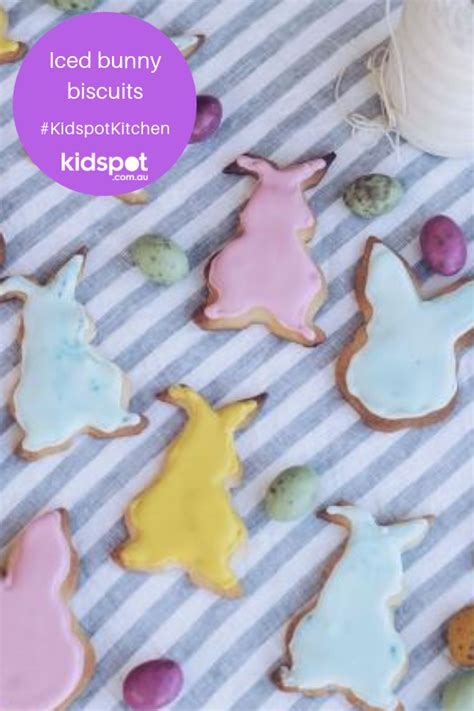 Iced Bunny Biscuits Recipe Biscuits Easter Recipes Easter Fun