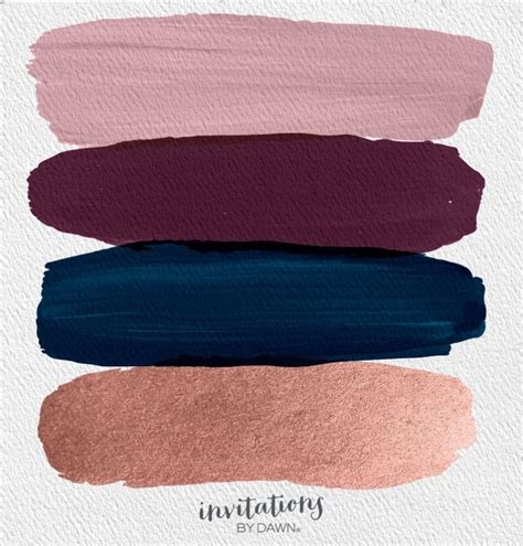 The Perfect Palette Mauve Plum Rose Gold And Navy Bedroom Color