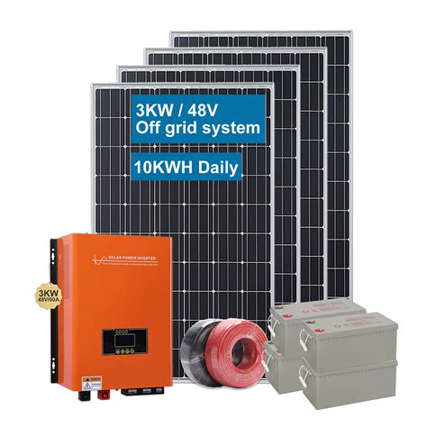 Off Grid Solar Power System Home 3kw 6kw 8kw 10kw Off Grid Solar Kits