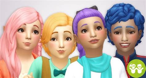 Noodles— Kids Room Stuff Hair Recolors All Hairs From The Sims 4
