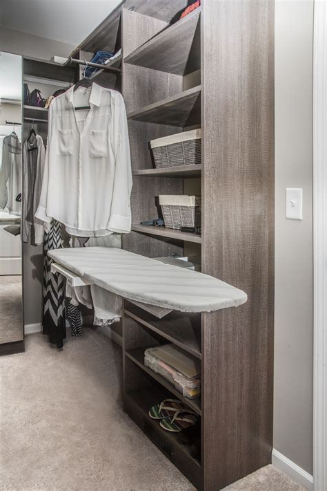 Master Closet With Built In Ironing Board Build A Closet Master