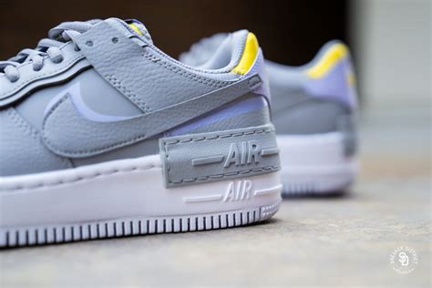 This variation of the nike air force 1 features white across the base while both light and dark hades of pink is seen throughout. Nike Women's Air Force 1 Shadow Wolf Grey/Lavender Mist ...