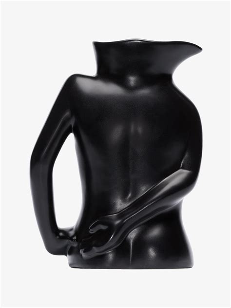 Anissa Kermiche Black Jugs Jug Earthenware Vase Browns