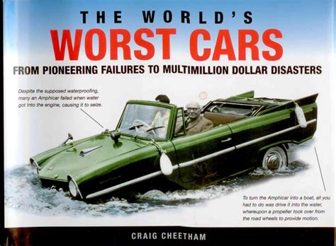 The Worst World S Worst Cars Book Ever It Even Sullies The B