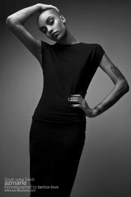 Using her short hair and. azmarie antm - Pesquisa Google | Bald women, Faded hair ...