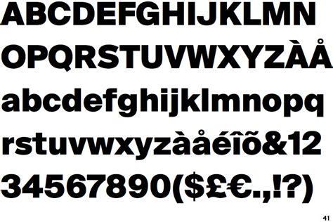 There are two beautiful things you must check out today. Identifont - Suisse Int'l Black