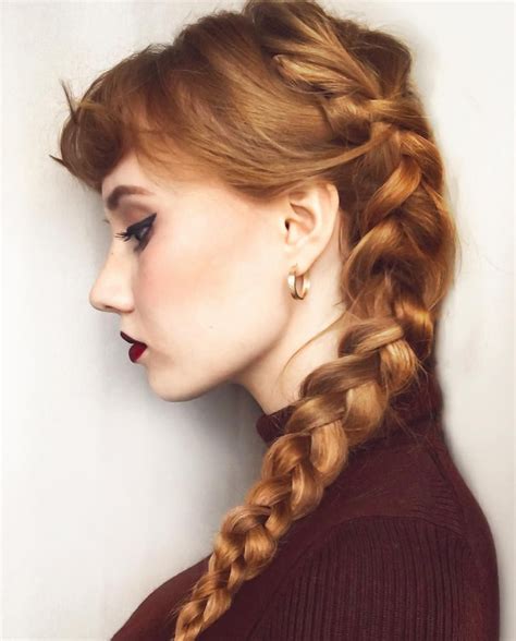 Redhead Tumblr Girl Hairstyles Braided Hairstyles Red Hair Freckles How To Draw Braids Wind