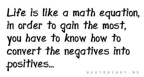 Math Equation Quotes Perfection Quotes Positive Quotes