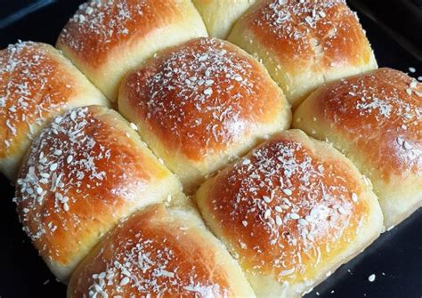 Plus minus menggunakan baking pan untuk membuat roti pasti ada. Resep Roti Sobek 1 Telur 1x Profing Lembut oleh Bunda ...