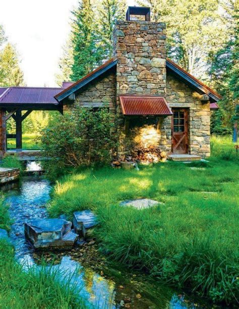 Cool 85 Beautiful Stone House Design Ideas On A Budget