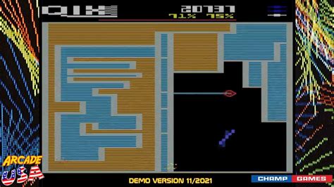 Qix Atari 2600 Demo Rom Youtube