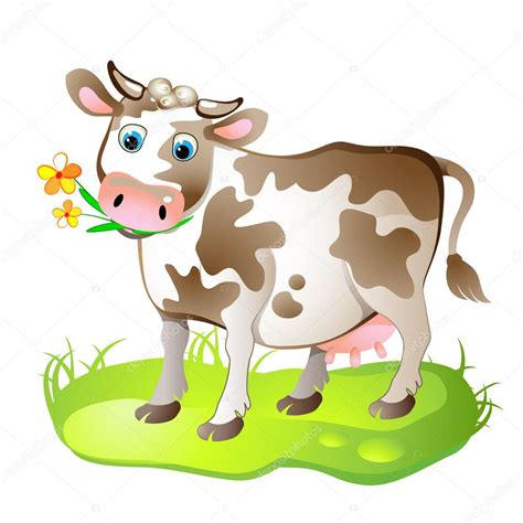 Cartoon Character Of Cow Stock Vector By ©merlinul 6485052