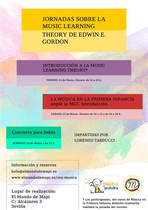 It is not a teaching method. Jornadas Music Learning Theory de Edwin Gordon - El Mundo ...
