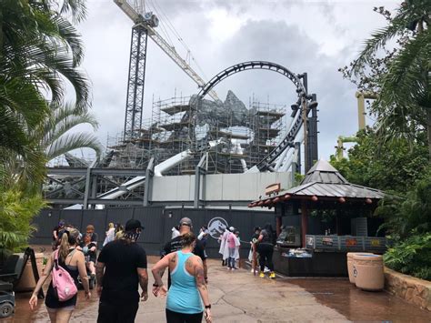 Photos Additional Piece Of Coaster Track Installed Towering New Walls