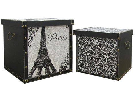 Paris Canvas Storage Storage And Organization Boxes Paris