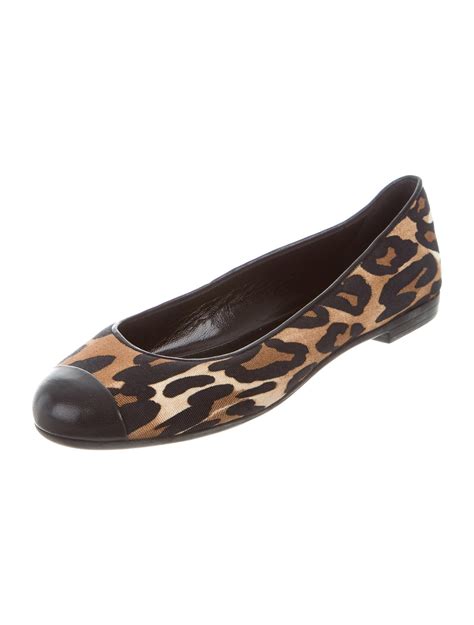 Giuseppe Zanotti Leopard Print Flats Shoes Giu41465