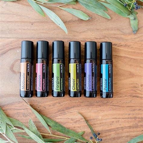 The Doterra Emotional Aromatherapy Touch Kit Six Unique Essential Oil
