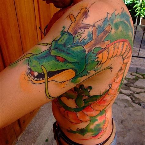 Check out this dragon ball z kakarot shenron wish guide to find out what you get for each wish. 21 Full Force Dragon Ball Tattoos | Tattoodo