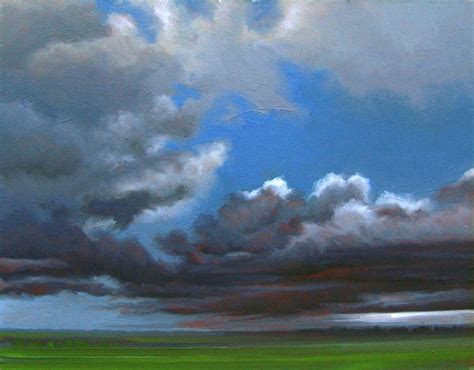 Small Jerry Moon Oil Painting Landscape Cloud Painting Landscape