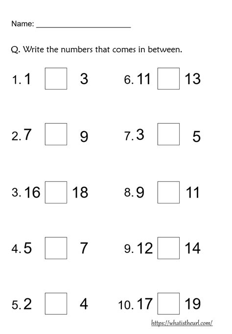 Find Two Numbers The Exact Answer Is Between Worksheet