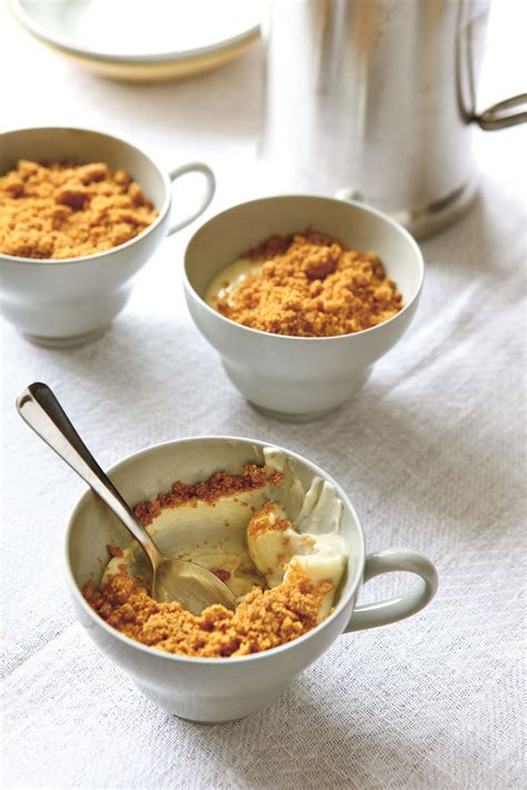 Add it and enjoy it. Condensed milk, lemon and gingernut puddings | Pudding recipes | SBS Food