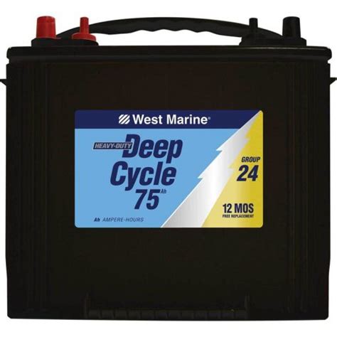 Our West Marine Marine Batteries Deep Cycle Flooded Marine Battery 75