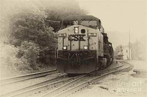 Oncoming Train Photograph By Thomas R Fletcher