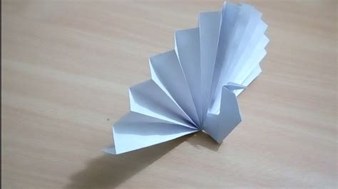 How to make a paper peacock - easy tutorial - YouTube
