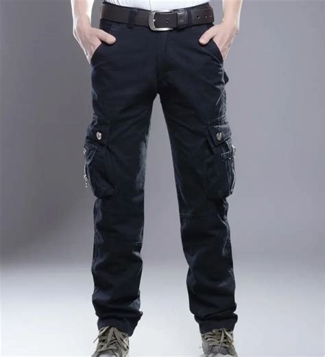 Plus Size Mens Military Cargo Pants Men Multi Pockets Baggy Tactical