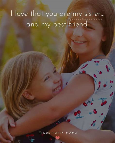 70 heartfelt i love my sister quotes with images