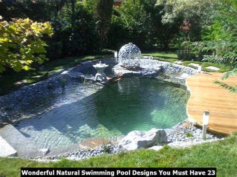 Wonderful Natural Swimming Pool Designs You Must Have Homyhomee