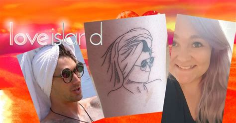 love island viewer tattoos contestant chris taylor on leg metro news