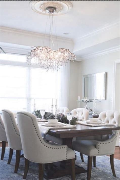 Elegant Dining Room Elegant Dining Room Golden Lighting Chandelier