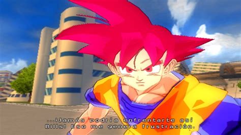 Budokai tenkaichi 3 (playstation 2). Goku SSJ Dios VS Bills Saga de los Dioses Parte 2 Mod ...