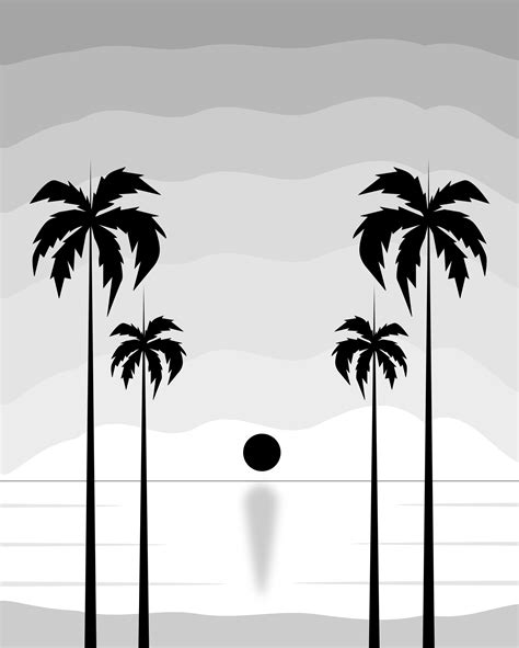 free black and white sunset drawing download free black and white sunset drawing png images
